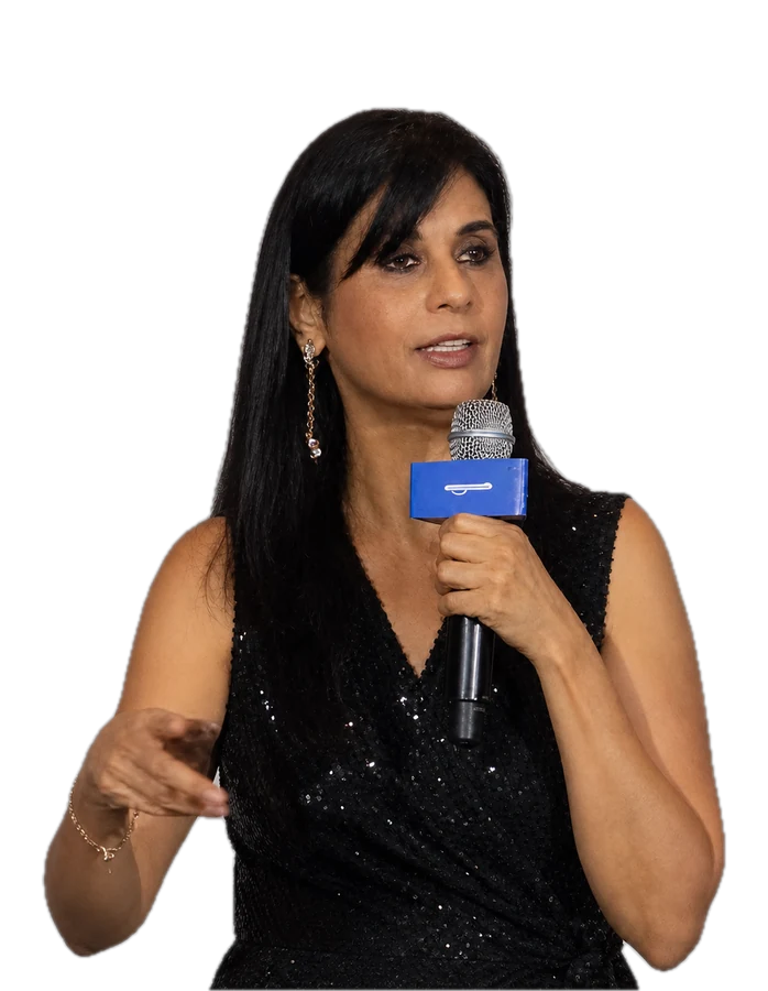 Ritu Java speaking at an Amazon Ads event in Korea